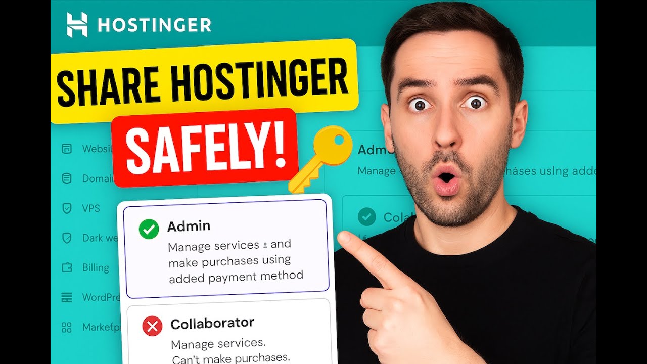 How to Give Access to Your Hostinger Account Admin & Collaborator Explained